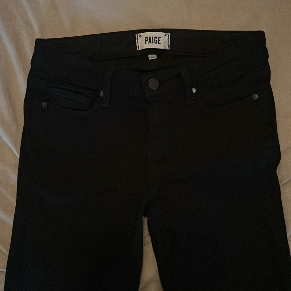Paige Skyline Skinny Jean black size 26